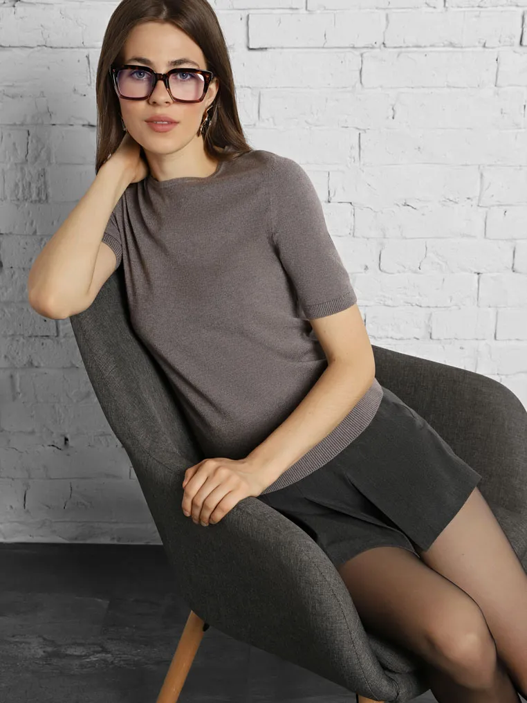 T-shirt is knitted