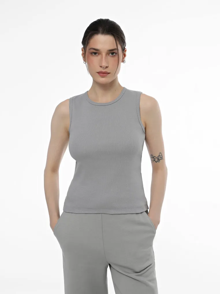 Ribbed T-shirt