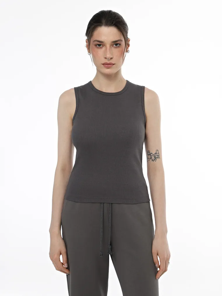 Ribbed T-shirt